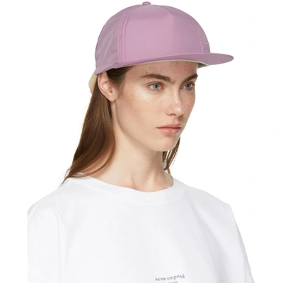 Shop Acne Studios Ssense Exclusive Purple Covia Face E Cap In Lilac Purpl