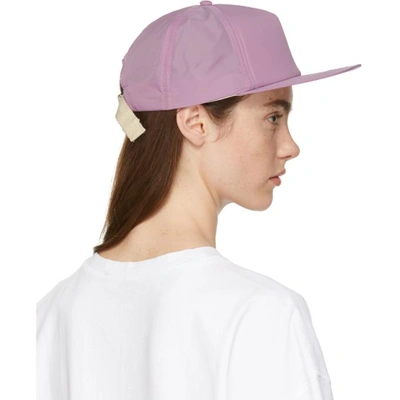 Shop Acne Studios Ssense Exclusive Purple Covia Face E Cap In Lilac Purpl