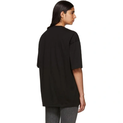 Shop Balenciaga Black Oversized Classic Bb T-shirt