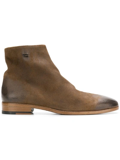 Shop The Last Conspiracy Flat Ankle Boots - Brown