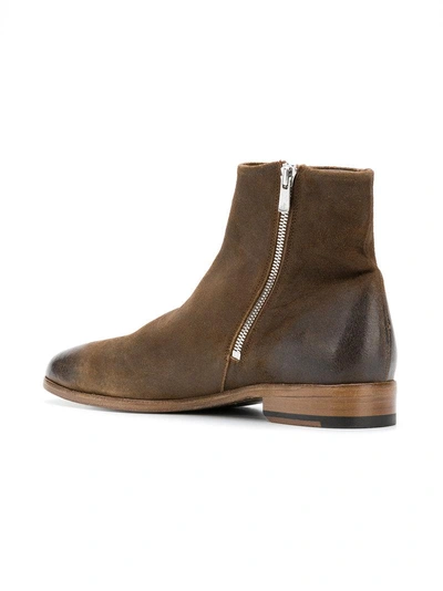 Shop The Last Conspiracy Flat Ankle Boots - Brown