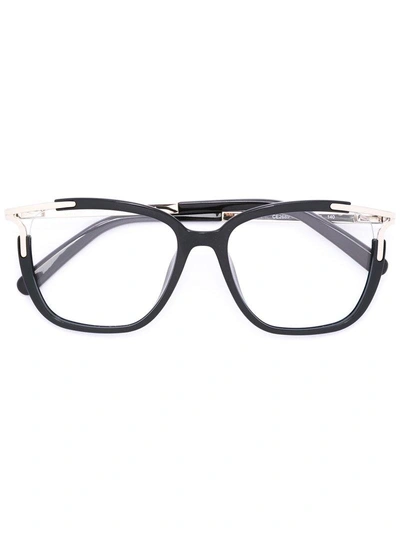 Shop Chloé Square Frame Glasses In Black