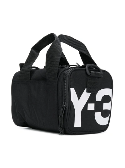 Shop Y-3 Logo Mini Tote Bag - Black