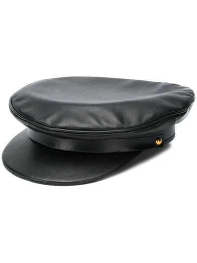 Shop Manokhi Biker Hat - Black