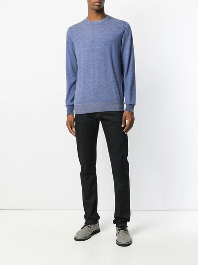 Shop Tomas Maier Merino Sweater - Blue