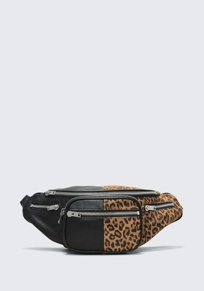 Shop Alexander Wang Attica Leopard Fanny Pack In Brown