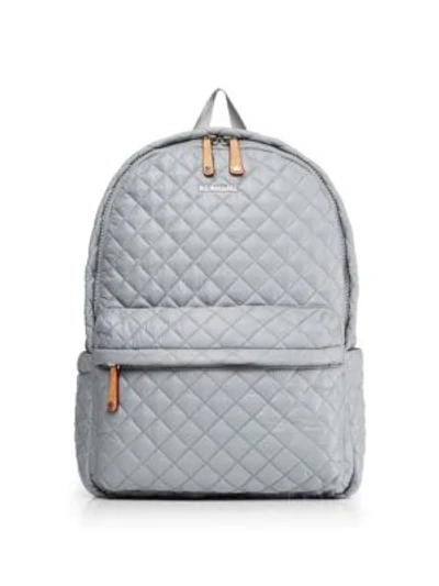 Shop Mz Wallace Metro Backpack In Dove Grey