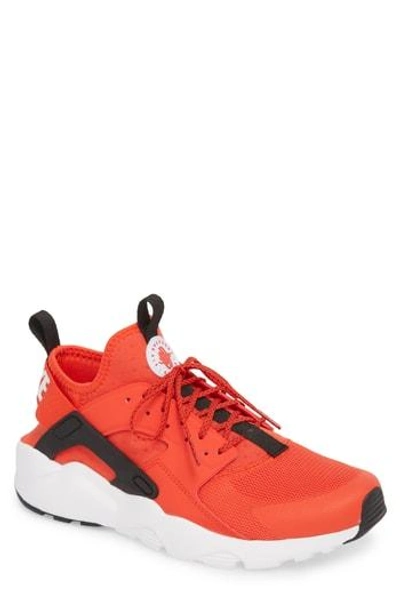 Shop Nike 'air Huarache Run Ultra' Sneaker In Habanero Red/ White/ Black