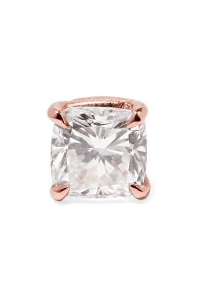 Shop Anita Ko 18-karat Rose Gold Diamond Earring