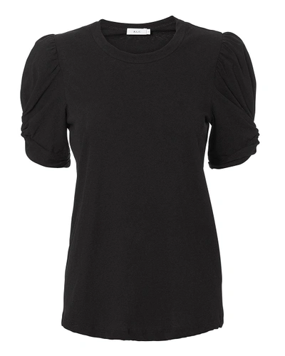 Shop A.l.c Kati Puffed Sleeve Black T-shirt