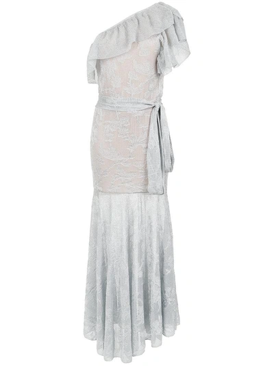 Shop Cecilia Prado Malvina Asymmetric Dress - Grey