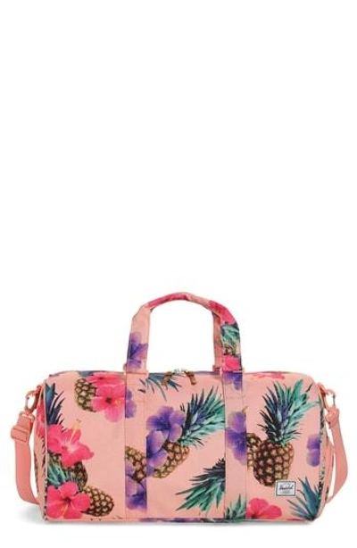Herschel Supply Co. Novel Canvas Duffel Bag - Pink In Peach Pineapple |  ModeSens