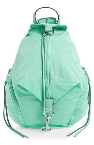 Shop Rebecca Minkoff Julian Nylon Backpack - Green In Mint