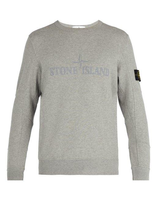 stone island sweater grey