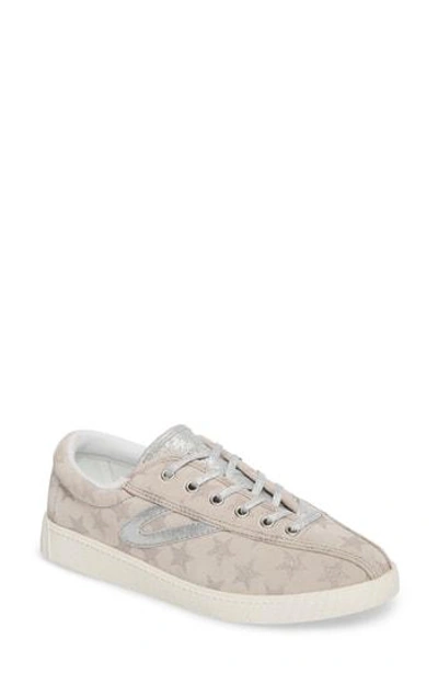 Shop Tretorn Patterned Sneaker In Birch/ Silver/ Silver