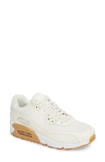 Shop Nike Air Max 90 Premium Sneaker In Sail/ Light Brown/ White