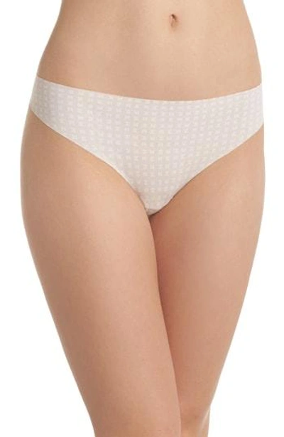 Shop Calvin Klein Invisibles Thong In Aztec Geo