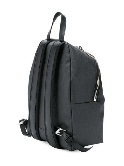 Shop Moschino Medium Teddy Logo Backpack In A1555 Black