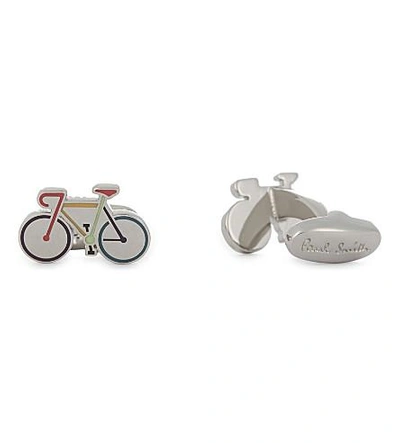 Shop Paul Smith Bicycle Cufflinks In Multi