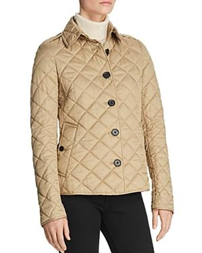 Shop Burberry Frankby Quilted Jacket In Canvas