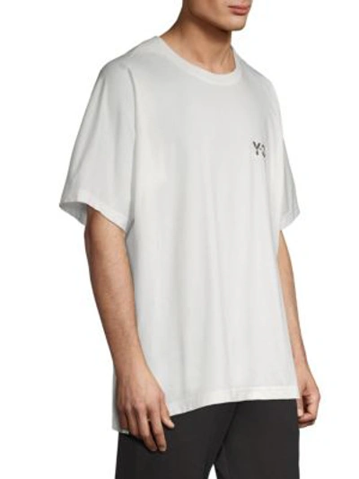 Shop Y-3 Signature Logo Tee In Core White