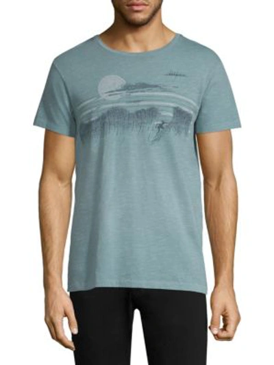 Shop Sol Angeles Graphics Outer Reef T-shirt In Marine