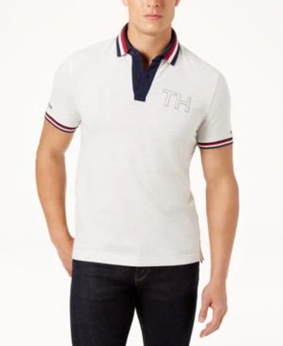 Shop Tommy Hilfiger Men's Big & Tall Spano Polo In Ice Grey