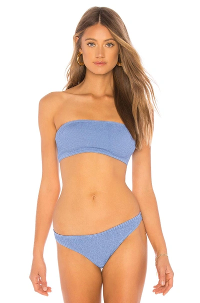Shop Bond Eye X Bound The Sierra Bikini Top In Blue