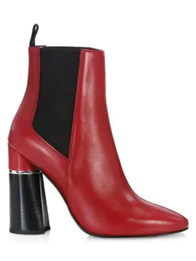 Shop 3.1 Phillip Lim / フィリップ リム Drum Leather Chelsea Boots In Rouge