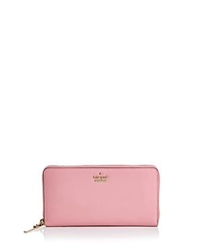 Shop Kate Spade New York Cameron Street Lacey Wallet In Pink Majolica/gold