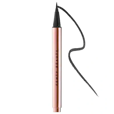 Shop Fenty Beauty By Rihanna Flyliner Longwear Liquid Eyeliner Cuz I'm Black 0.019 oz/ 0.55 ml