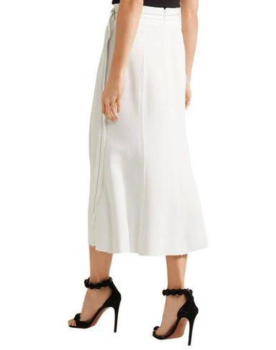 Shop Proenza Schouler Midi Skirts In White