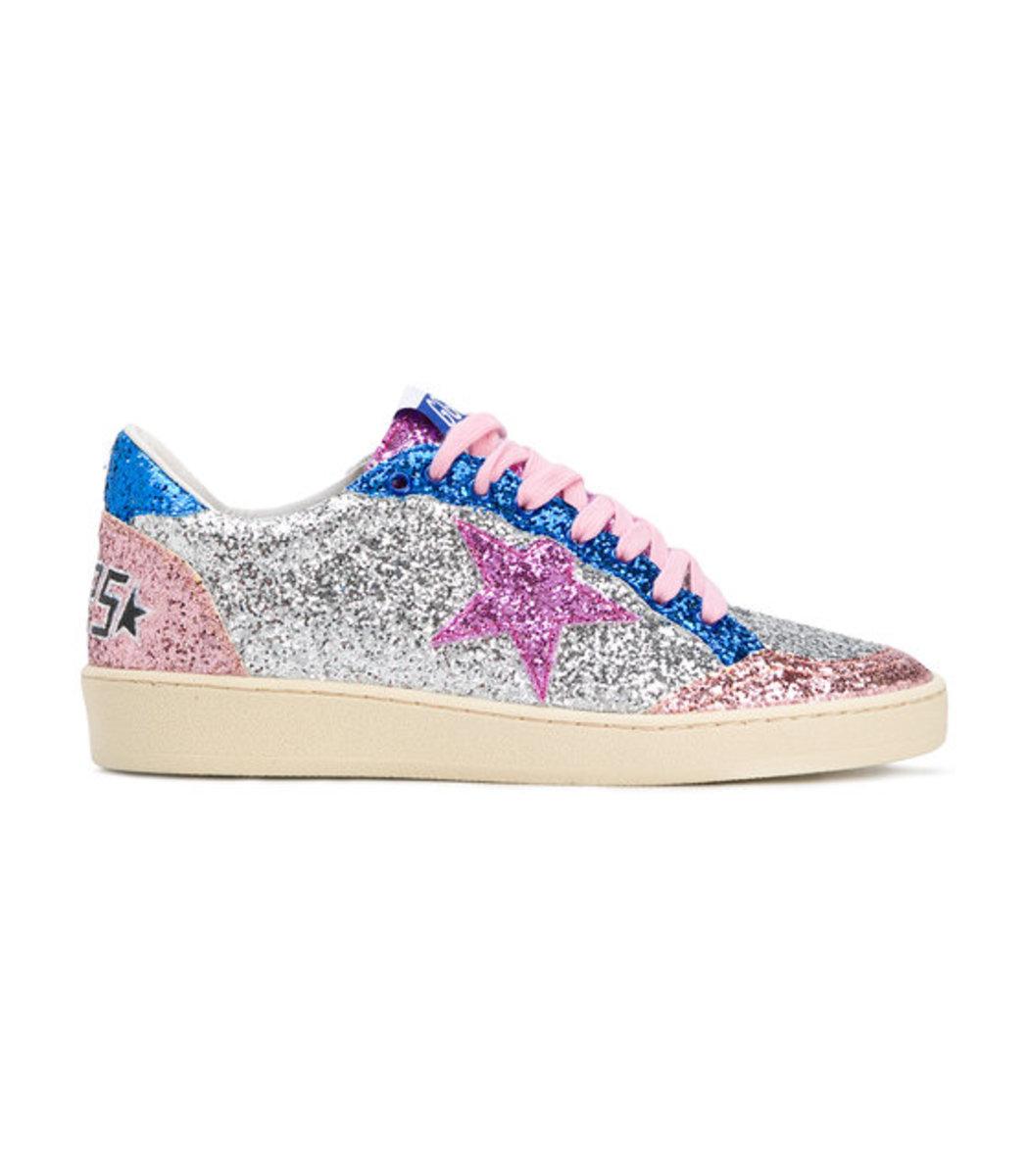golden goose ball star glitter sneakers