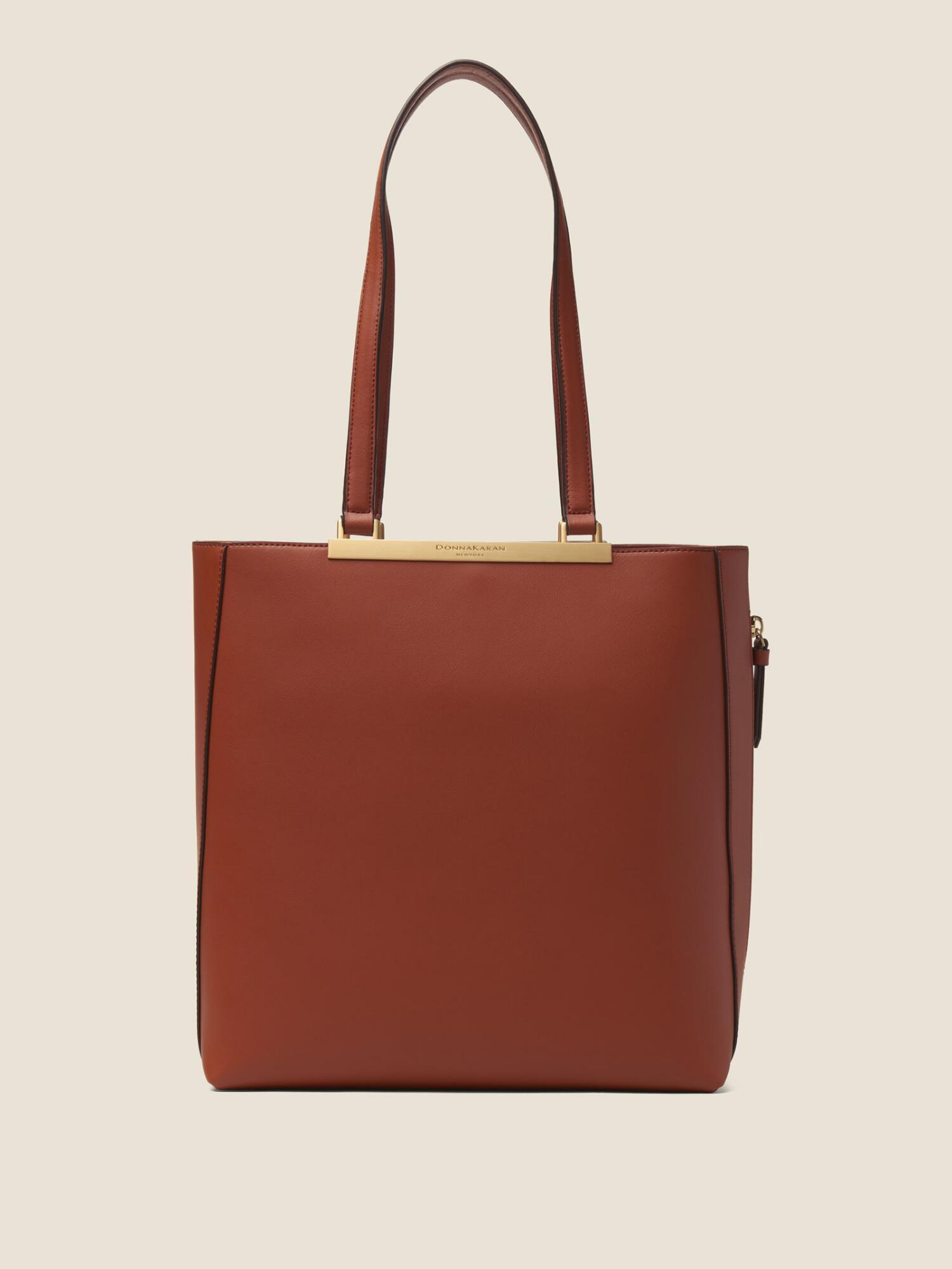 donna karan leather tote