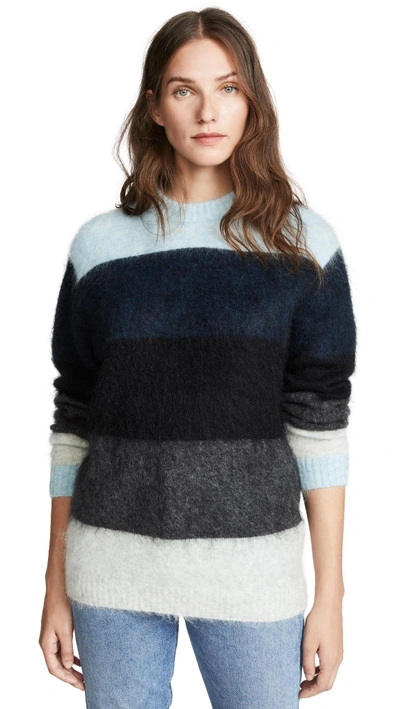 Shop Acne Studios Albah Sweater In Multi Mix Stripe
