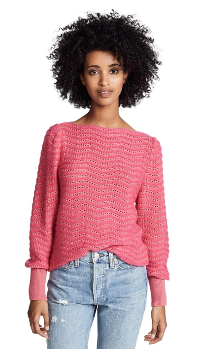 Shop M.i.h. Jeans Celia Sweater In Skittle Pink