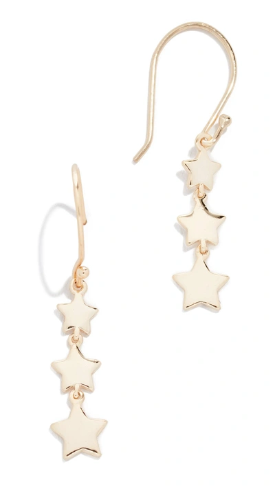 Shop Kindred Emme Earrings In Yellow Gold