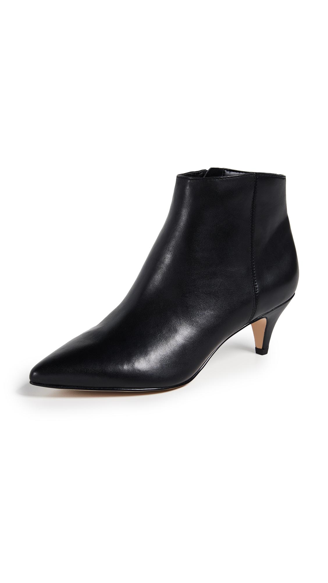 sam edelman kinzey leather kitten heel booties