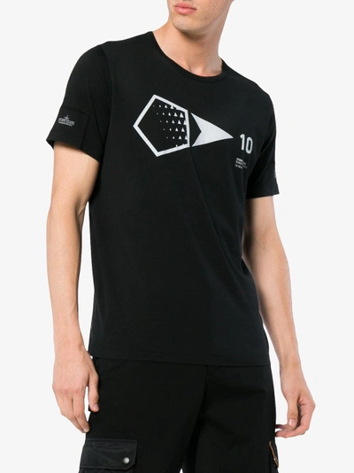 Shop Stone Island Shadow Project Round Neck T-shirt In Black