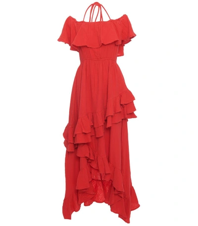 Shop Rhode Salma Dress In Red