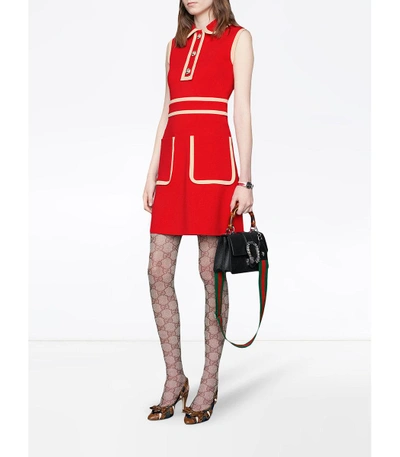 Shop Gucci Red Mini Dress