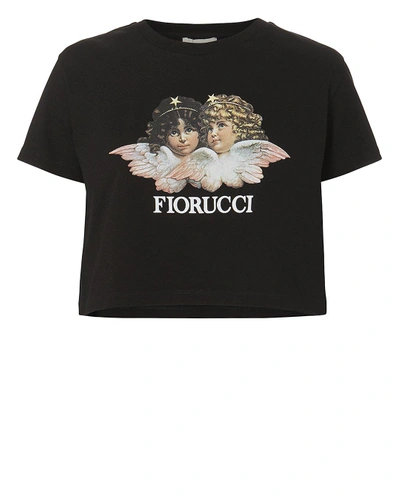 Shop Fiorucci Vintage Angels Black T-shirt