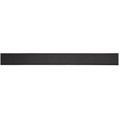 Shop Moncler Black Logo Belt In 47-999.blk