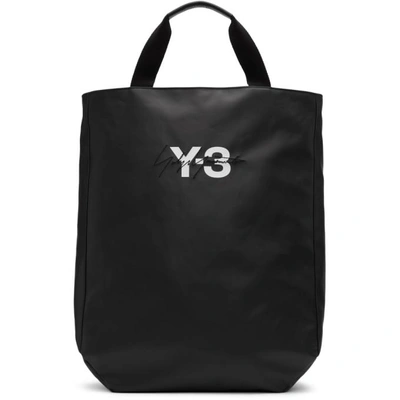 Shop Y-3 Black Logo Tote