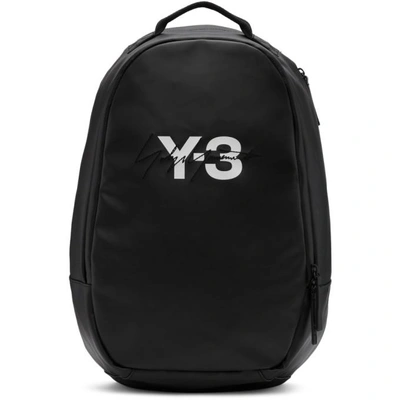 Shop Y-3 Black Logo Backpack