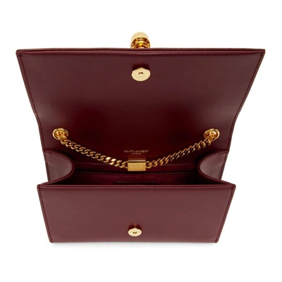 Shop Saint Laurent Red Small Kate Chain Bag In 6475 Red