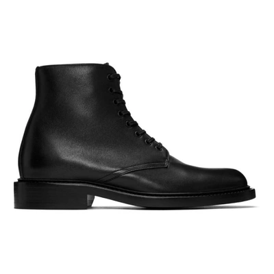 Shop Saint Laurent Black Army Ranger Ankle Boots In 1000 Black