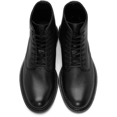 Shop Saint Laurent Black Army Ranger Ankle Boots In 1000 Black