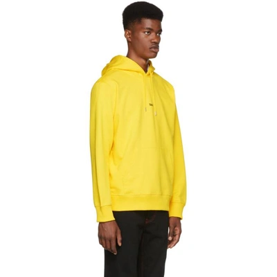 Shop Helmut Lang Yellow New York Taxi Hoodie In Yellow.k00