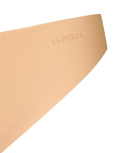 Shop La Perla Second Skin Seamless Thongs In Neutrals